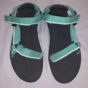 Teva Hurricane XLT2 Hiking Sandals Size 7 Aqua Blue